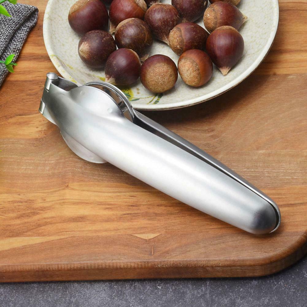 Stainless Steel Chestnut Clip Nut Opener Cracker Sheller Walnut Plier Tools @