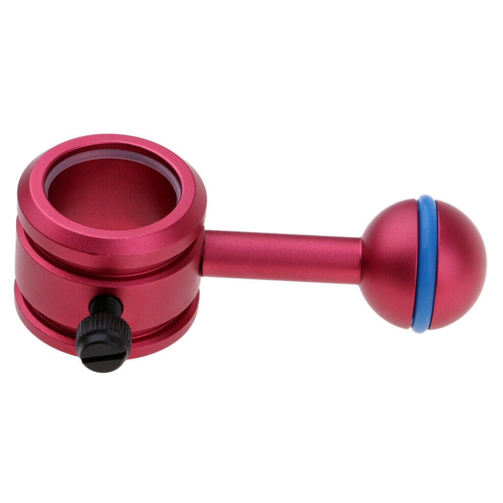 2pcs Metal Underwater Ball Joint Bracket Light Lamp Holder Flashlight Stand