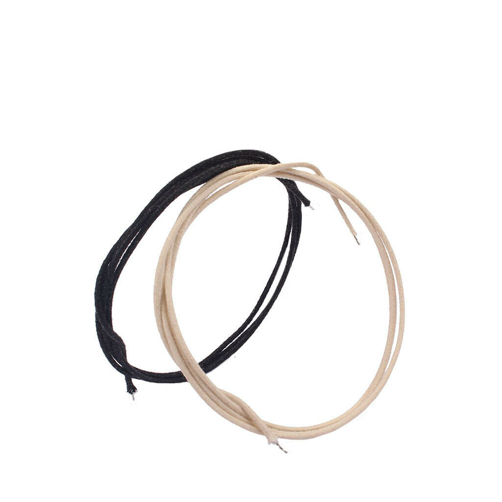Pack of 2 1m Retro Style Pre-tinned Pushback Guitar Wire 22 awg Replacement