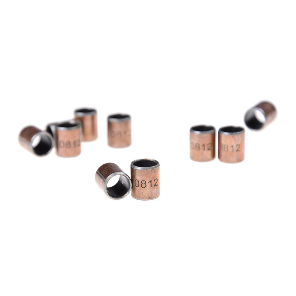 10PCS Wear-Resisting SF-1 Self Lubricating Bearing Bushing 8x10x12mm DD
