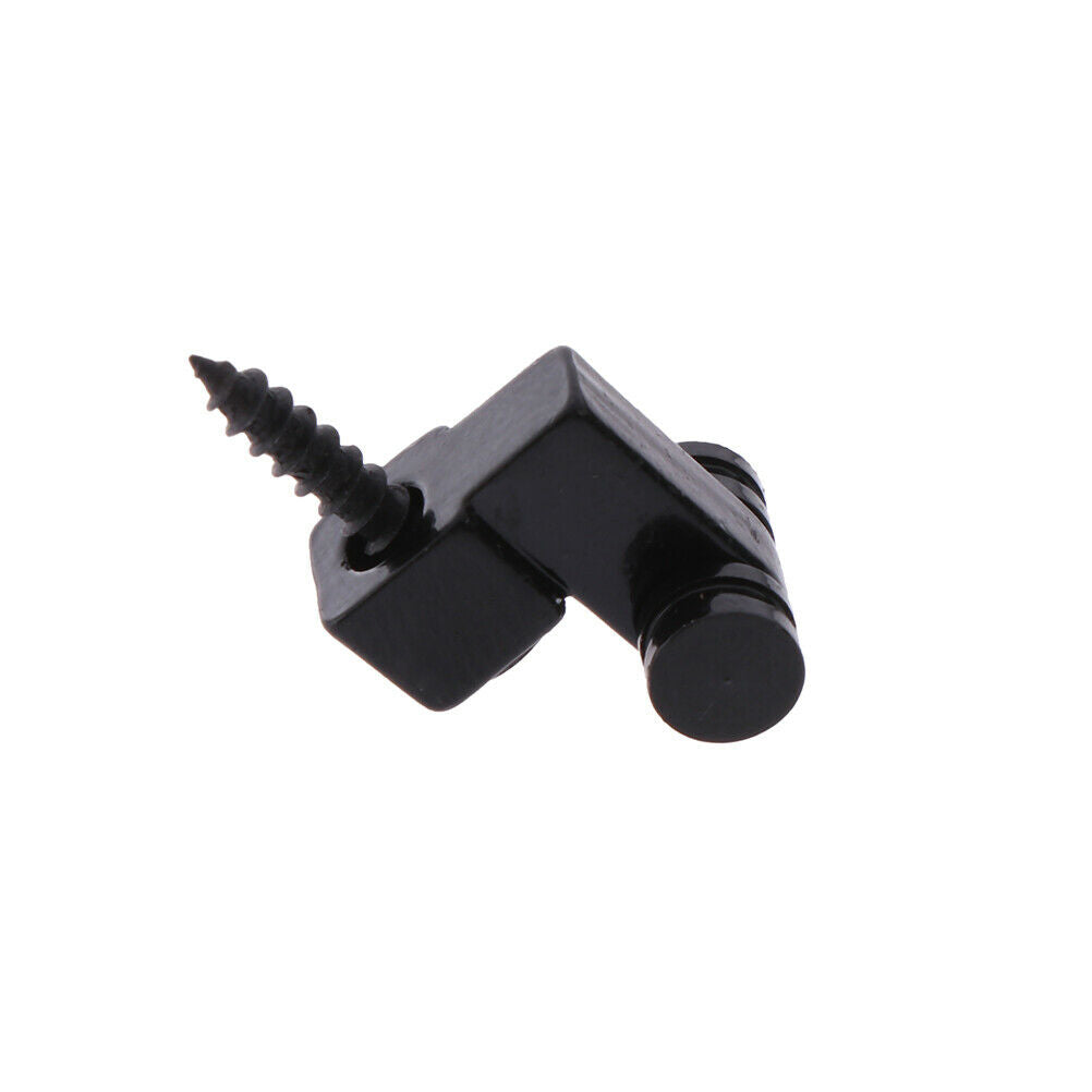 2PCS Black Roller String Tree Guide Retainer Parts For Electric Guitar.l8