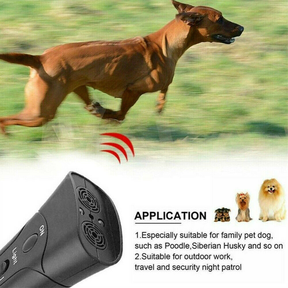 Petgentle Ultrasonic Anti Dog Barking Pet Trainer LED Light Gentle Chaser-Style