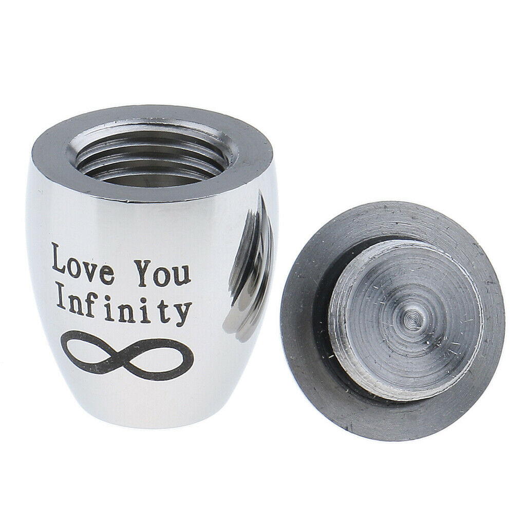 3 Pieces Stainless Steel Memorial Ashes Vial Urn Keepsake Container Jar Vial