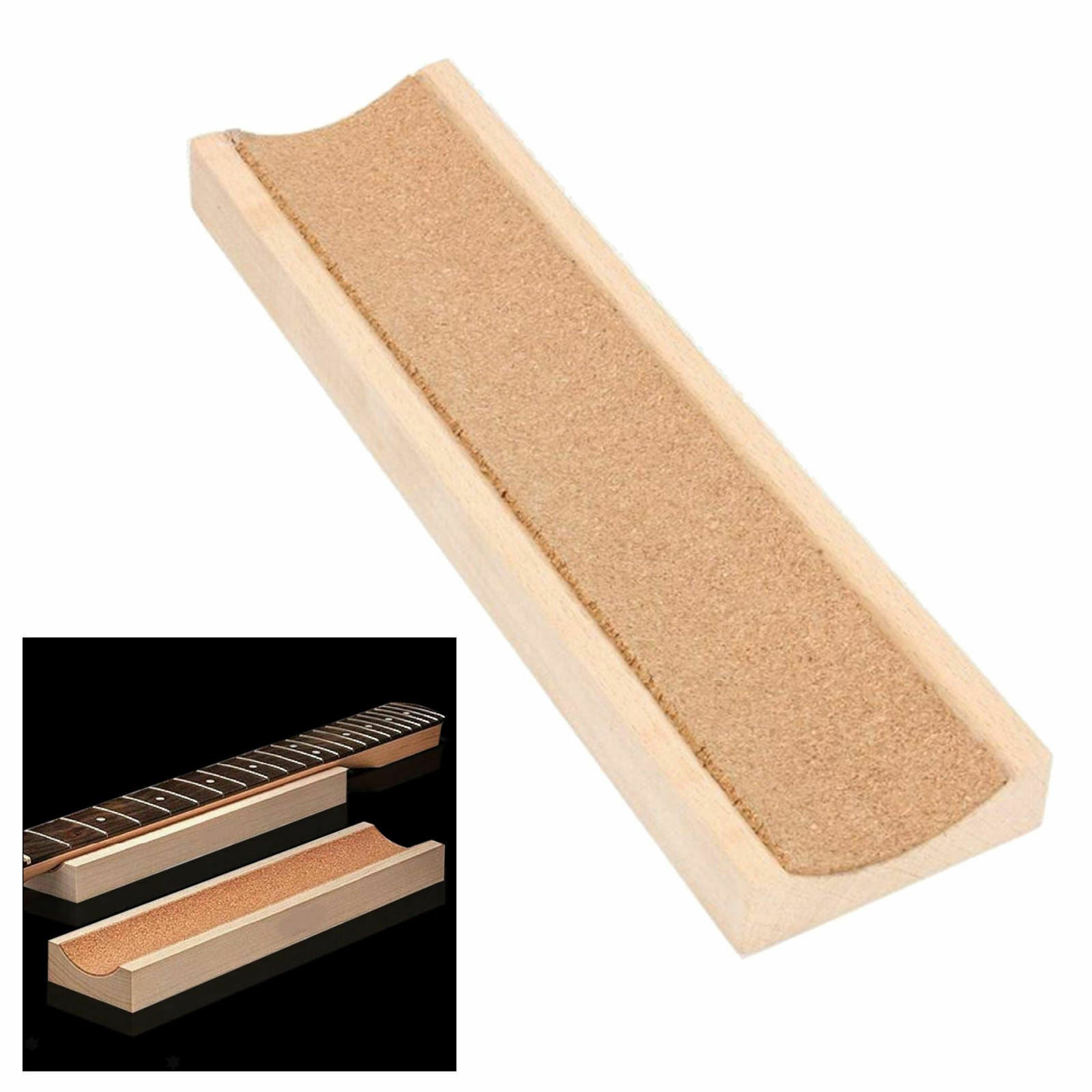 Wooden Guitar Rocker Neck Support Luthier Tool for Guitar Bass Ukelele Repairing