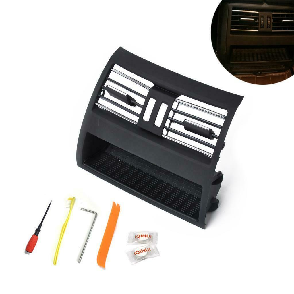 Rear Center Console Fresh Air Outlet Vent Grill Cover For BMW 5 Series
