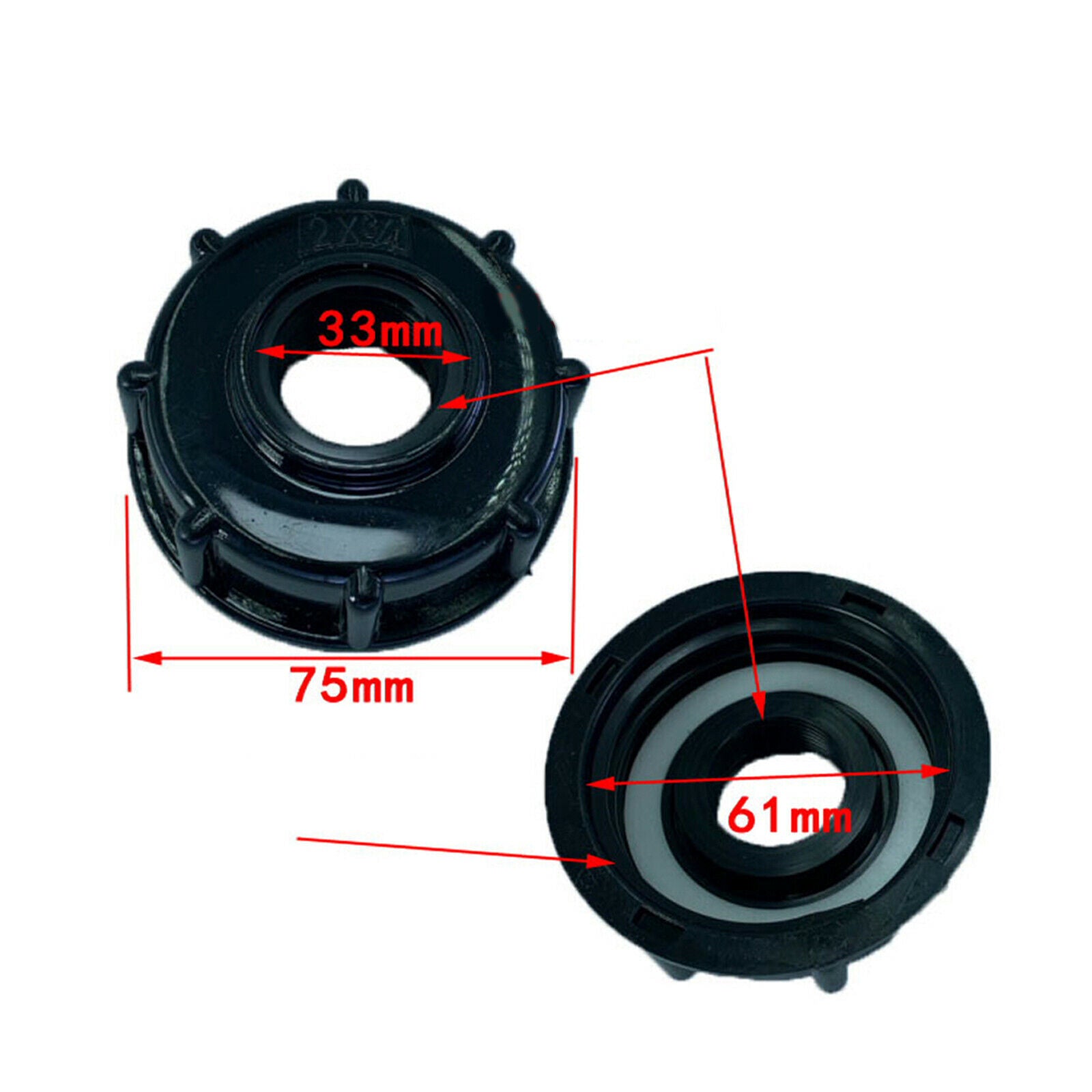 Garden IBC Tank Adapter S60x6 Water Connector Parts for 1000L IBC Tank