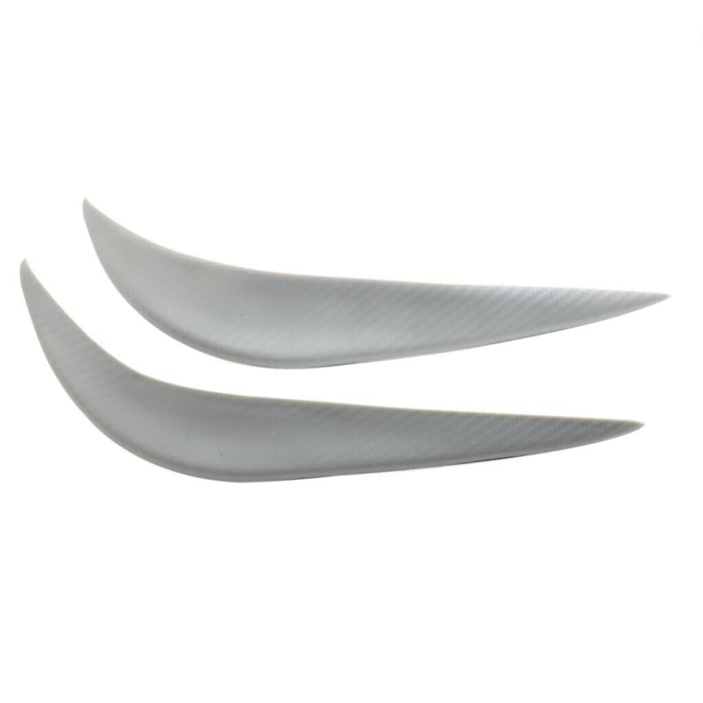 Pair Car Body Door Side Anti-Collision Protector Guard Decorative Strip Grey