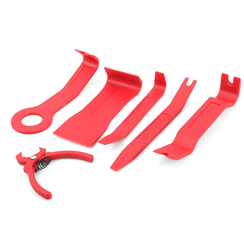 6Pcs Car Interior Door Trim CD Radio Audio Panel Removal Install Pro Tool + Case