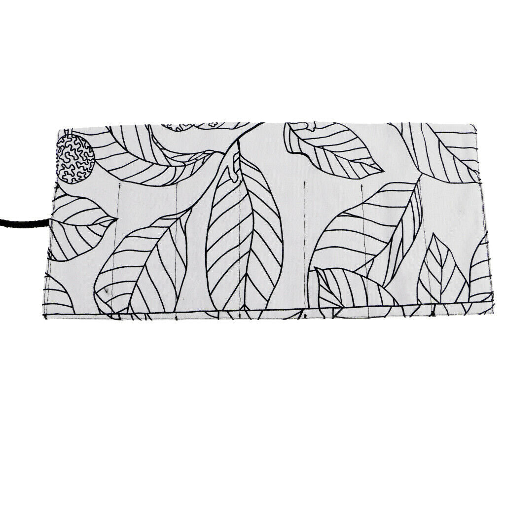 36 slot artist roll up pen pouch pen holder pouch canvas pouch