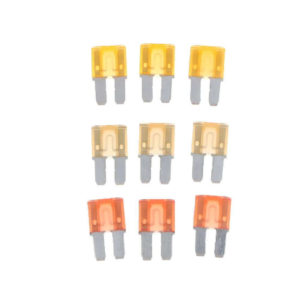 15 Pieces Auto Car Vehicles Audio 5A 7.5A 10A 15A 20A Micro 2 ATR Blade Fuse