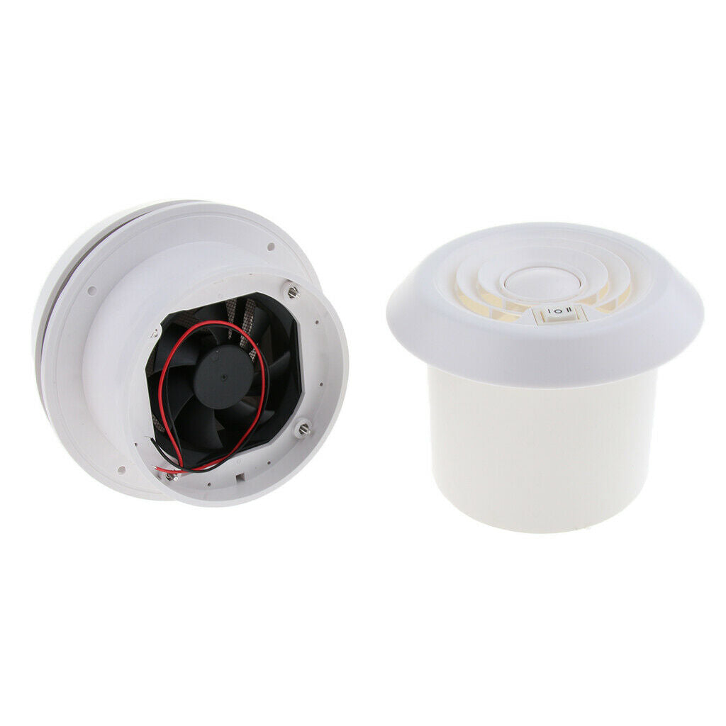 12V Marine RV Extractor Fan Exhaust Air Ventilation 60CFM Adjustable