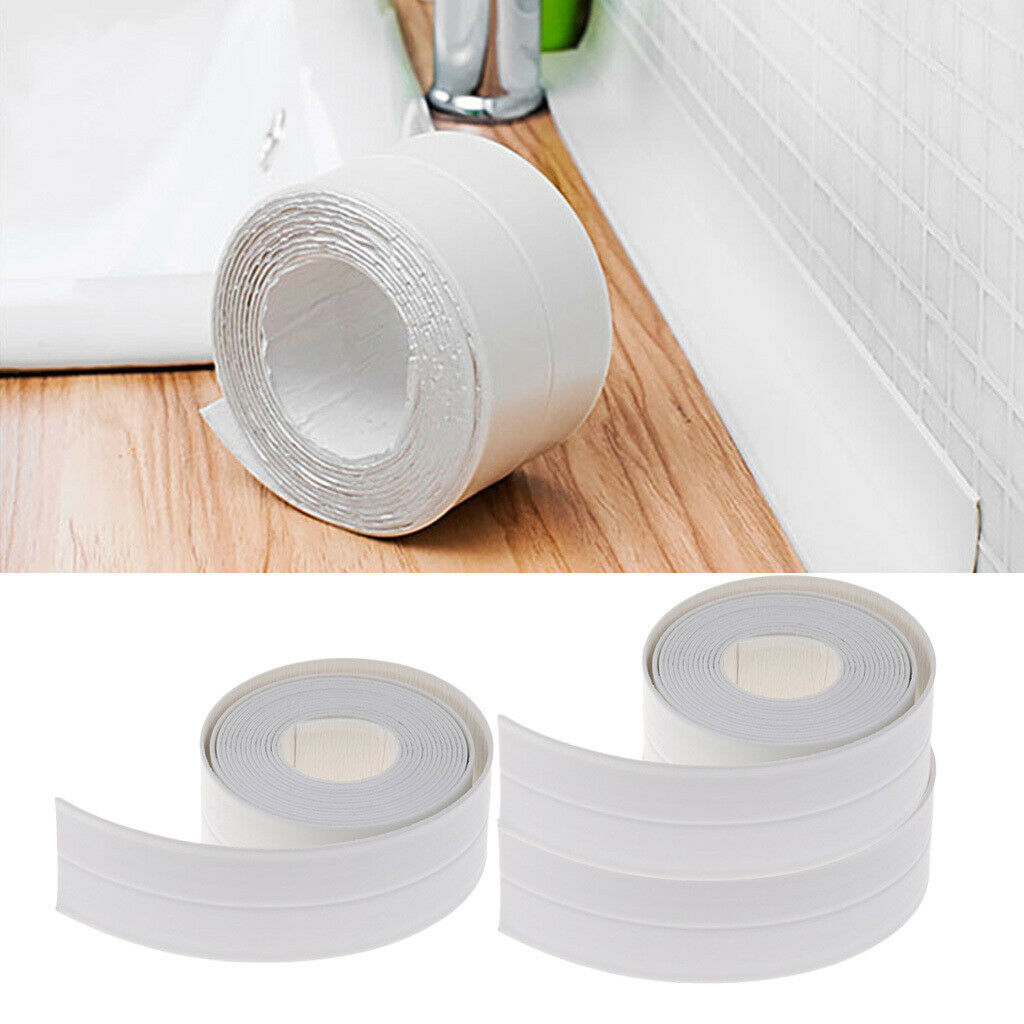 3x Bathroom Kitchen Wall PETG Sealing Strip Seal Tape Repair Tape 38MMx1M