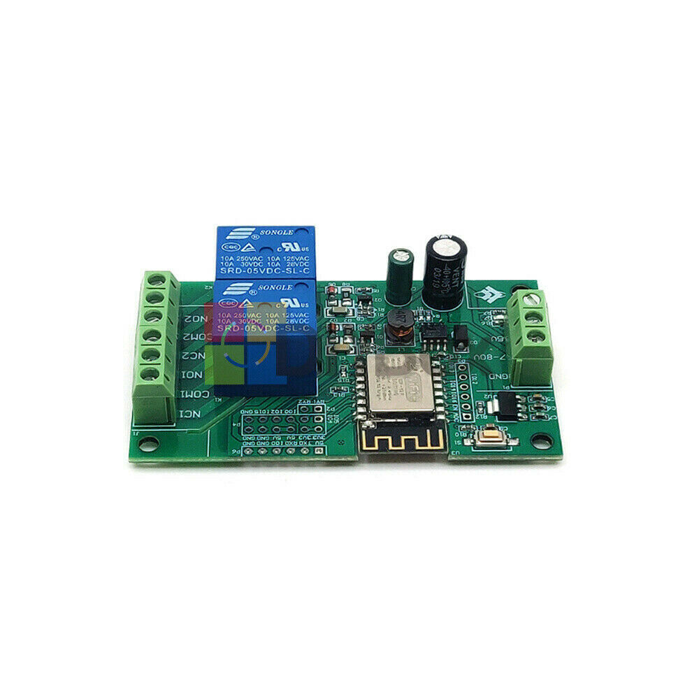 ESP8266 5V Power Supply WIFI Dual Channel Relay Module ESP-12F Development Doard