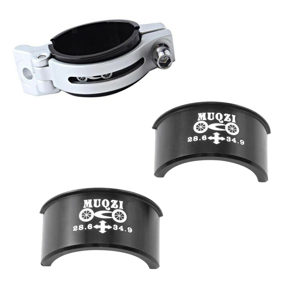 Bicycle Cycle Front Derailleur Clamp Shim Adapter Converter 28.6mm to 34.9mm