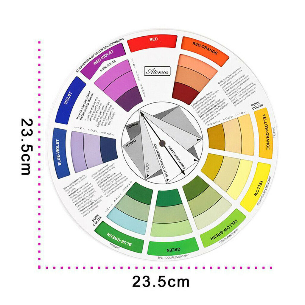 Color Guide Board Palette for Eyebrow Permanent Makeup DIY C