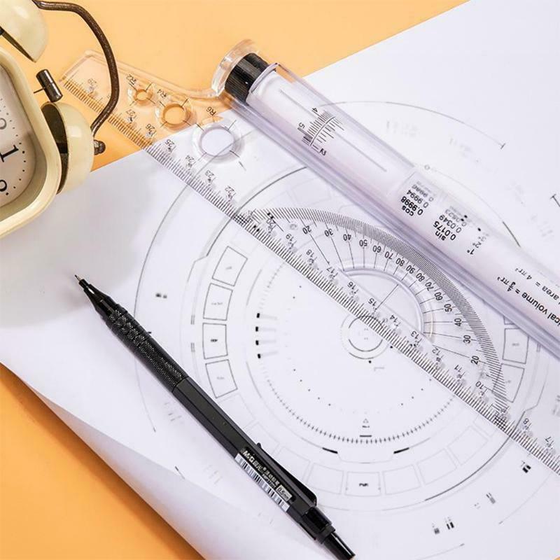 Multi-purpose Parallel Ruler with Protractor 12'' Mathematics Parallel Ruler
