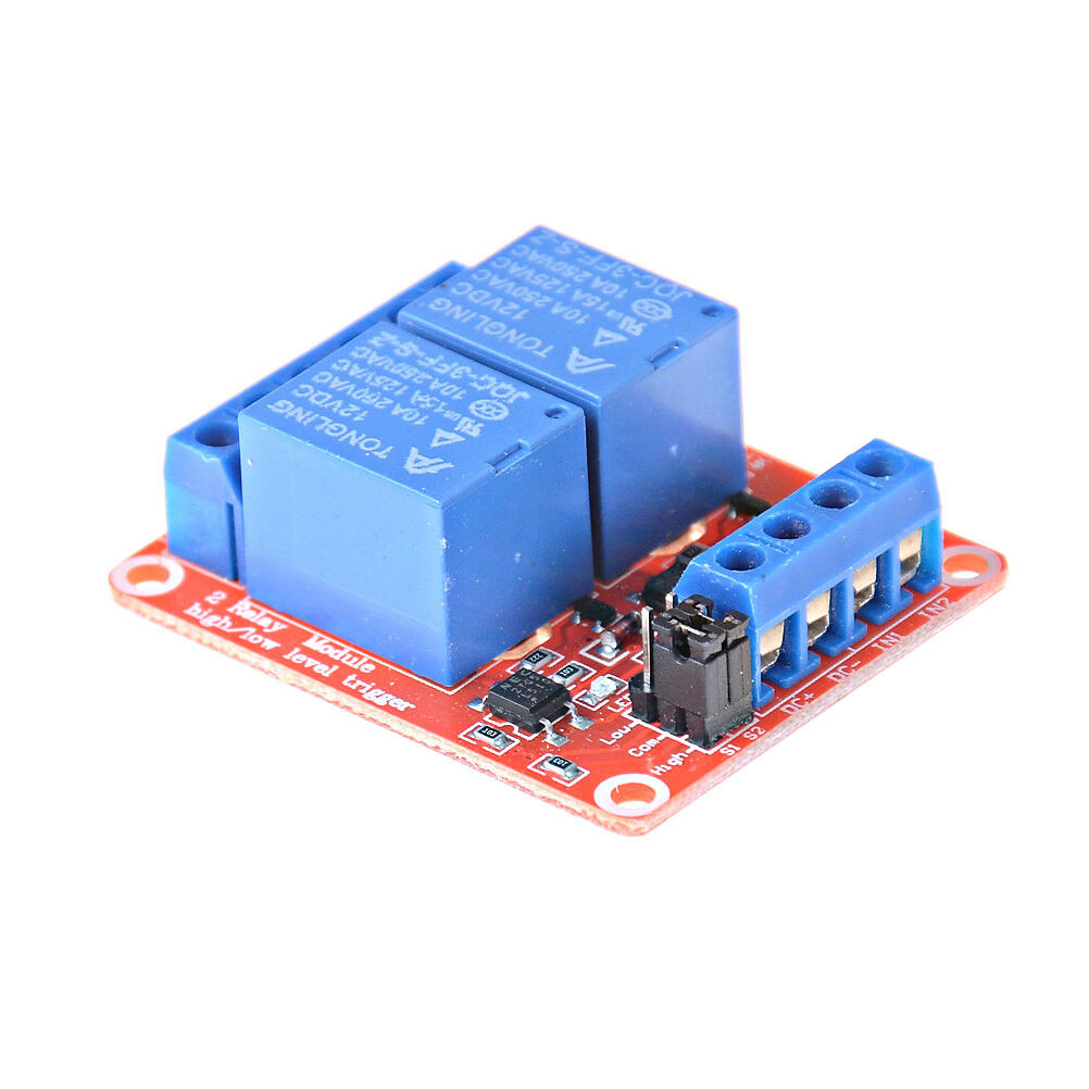 2 Channel 12V Relay Module Board Shield With Optocoupler Support Trigger Rela SJ