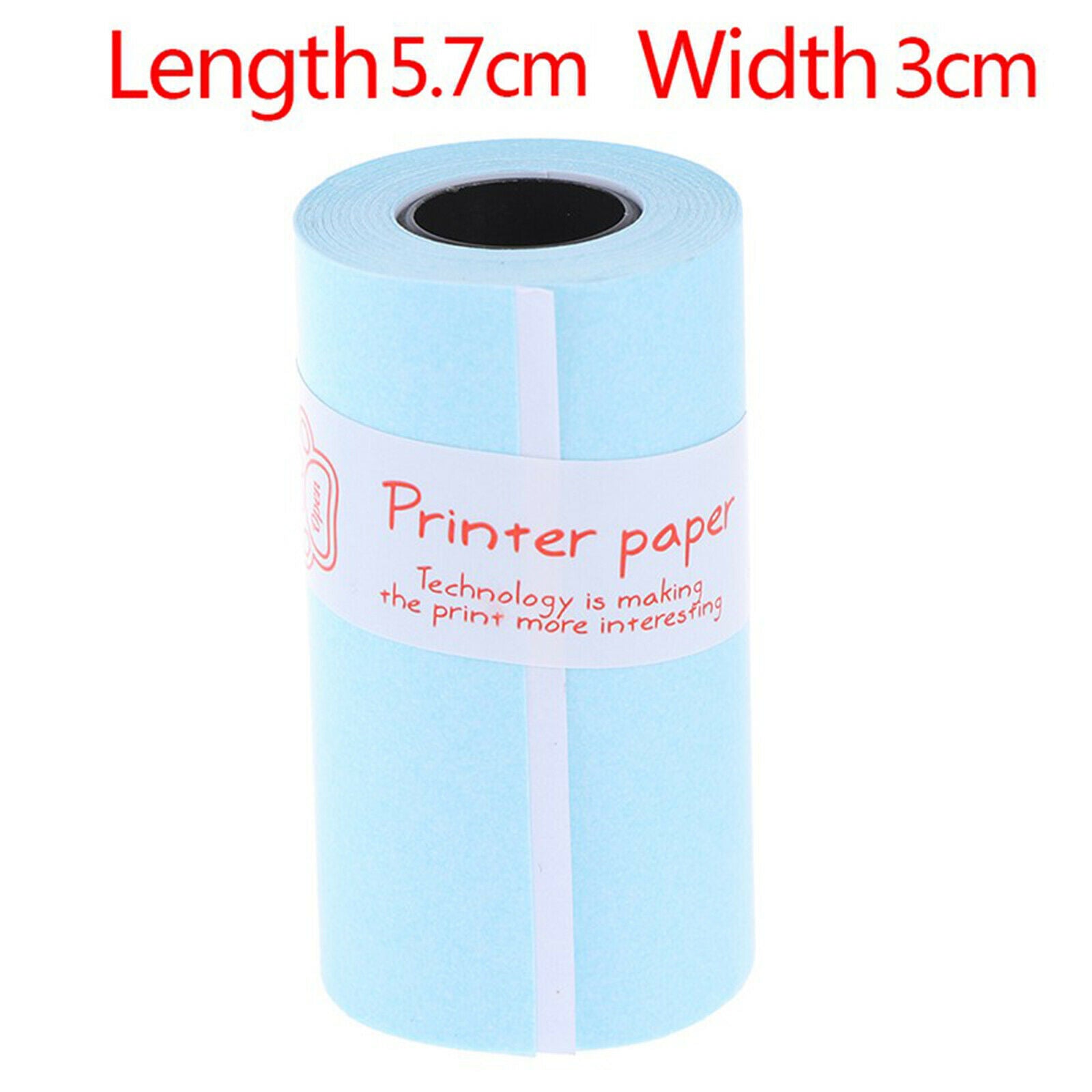 3 Rolls Thermal Paper Rolls 57x30mm Self-adhesive Printing Paper, Cash Register