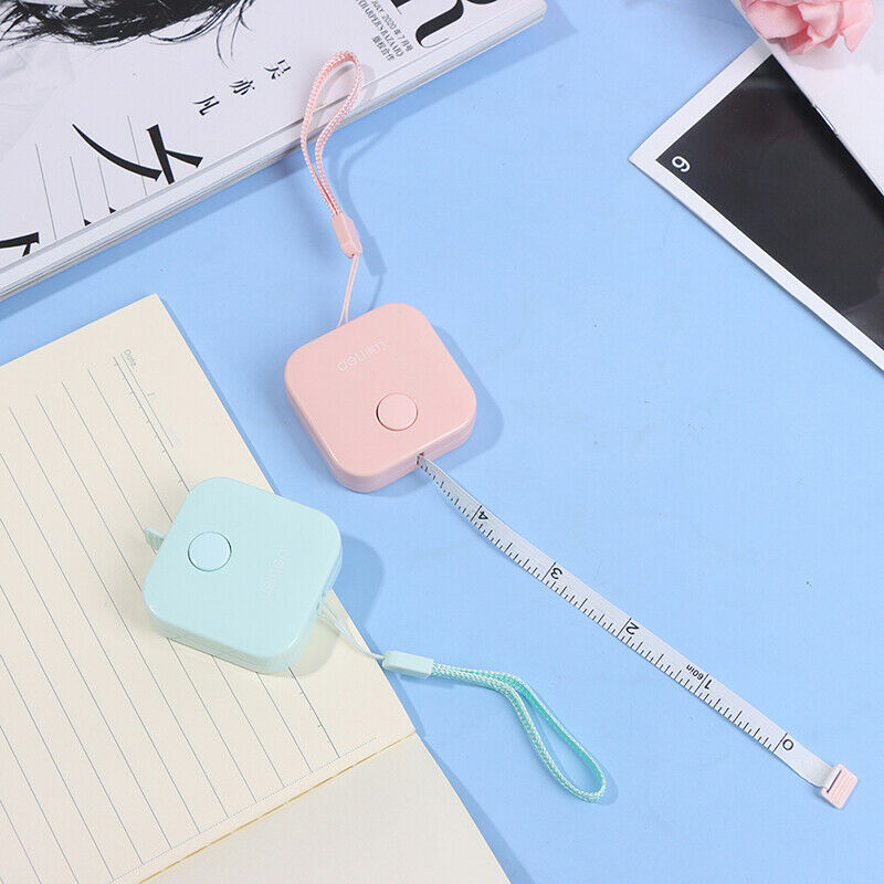 Lovely Tape Measure Macron Candy Color Leather Ruler Box Portable Fashion.l8
