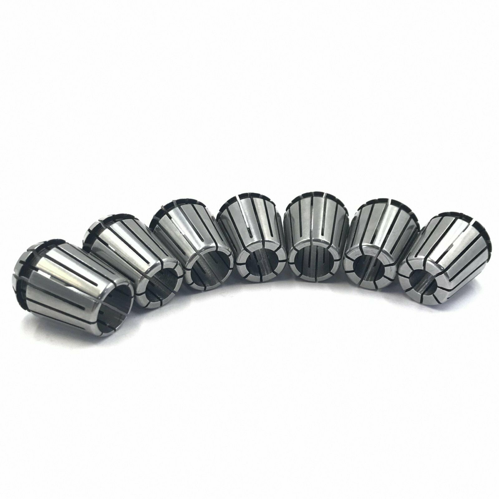 7pcs ER8 Precision Spring Collet Set 2, 2.5, 3, 3.5, 4, 4.5, 5mm [M1]