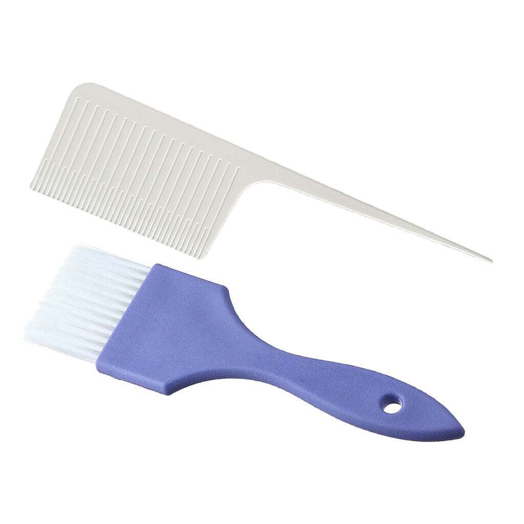Plastic Weave Highlighting Foiling Hair Comb and Brush Salon Dyeing Hair