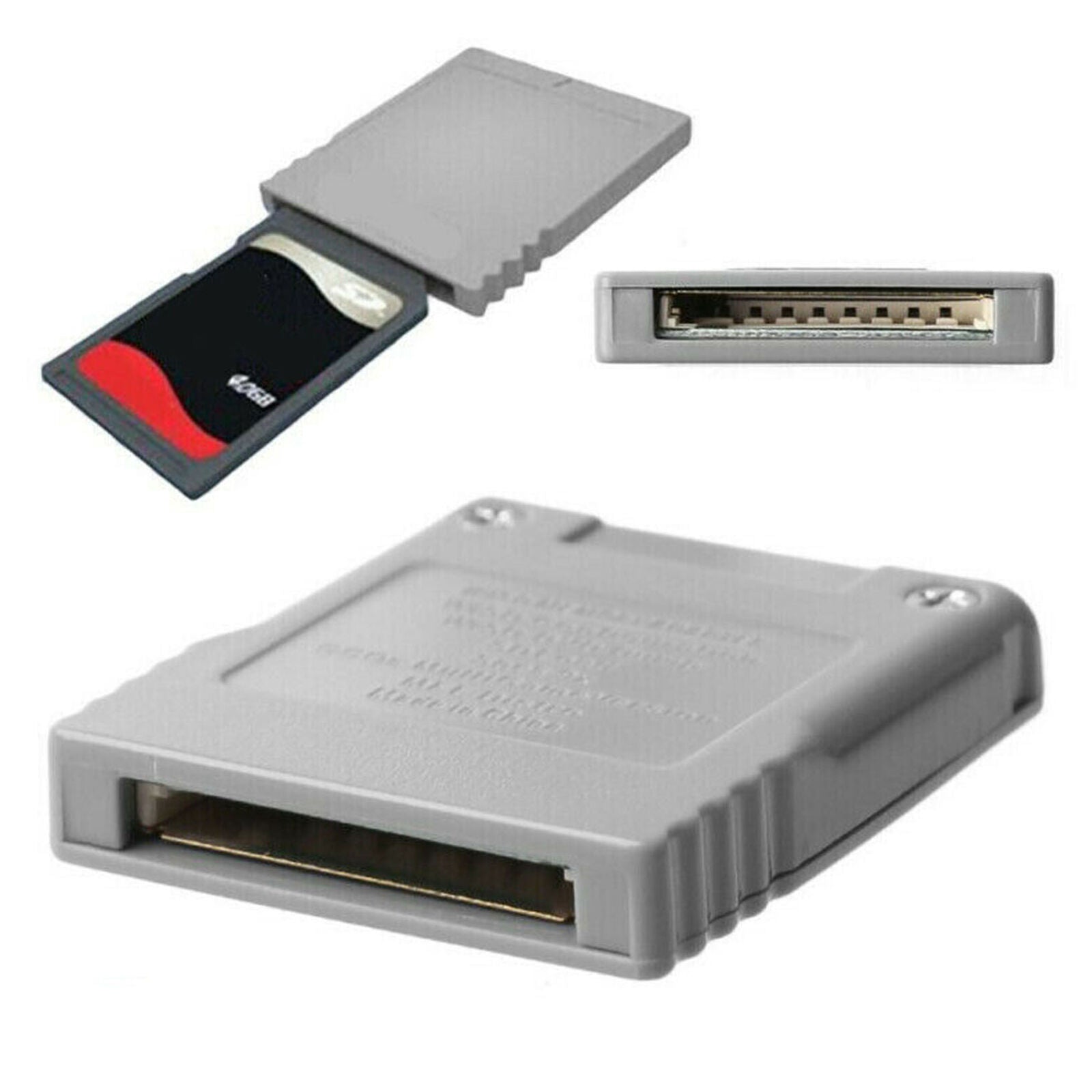 Key SD Flash Memory Card Reader Converter Adapter for Nintendo Wii NGC GameCube