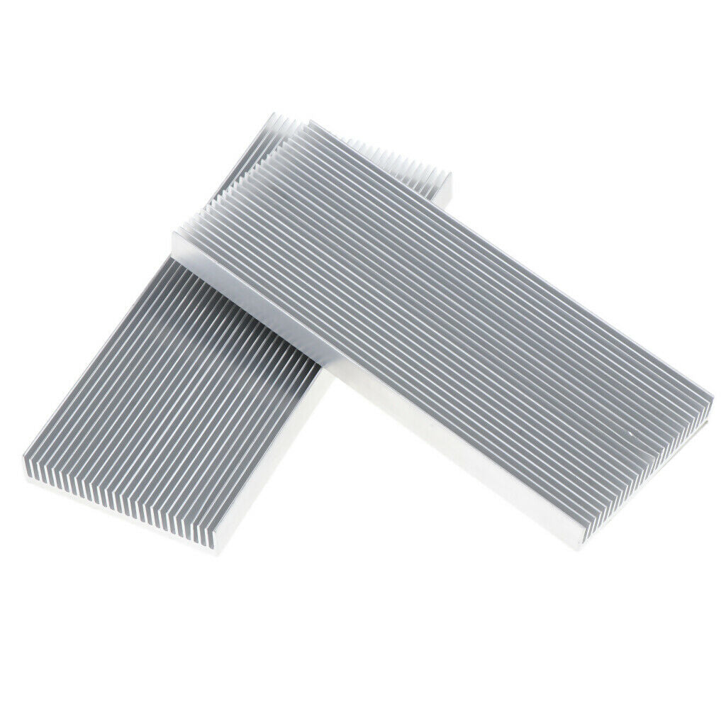 2x IC Cooling Fan Heatsink Accessory Kit Cooler Fin for LED Light 100x41x8mm