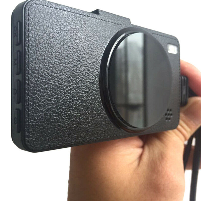 3'' LCD Dual Action Camera Motorcycle DVR Video Recorder Dash Driving Camcorder