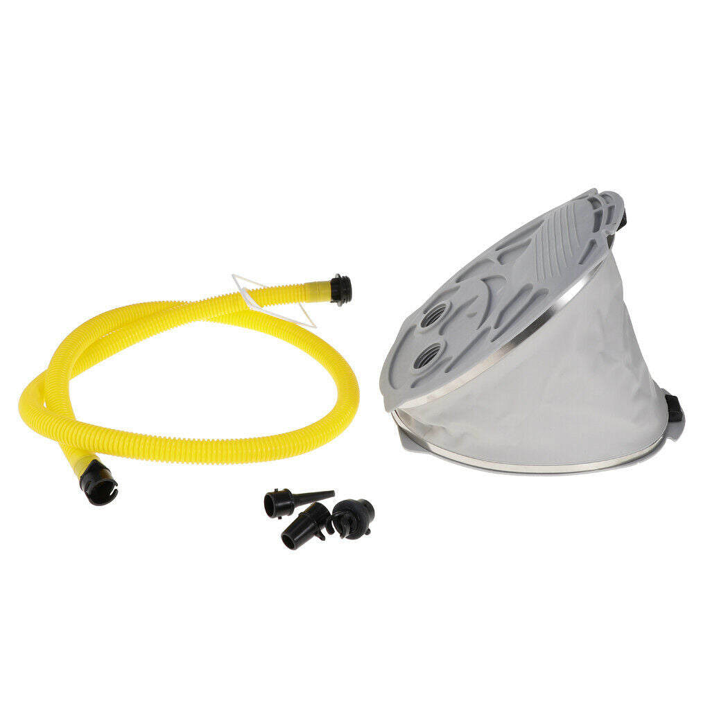 Foot pump Air Step inflates bellows for air mattress ball pool boat