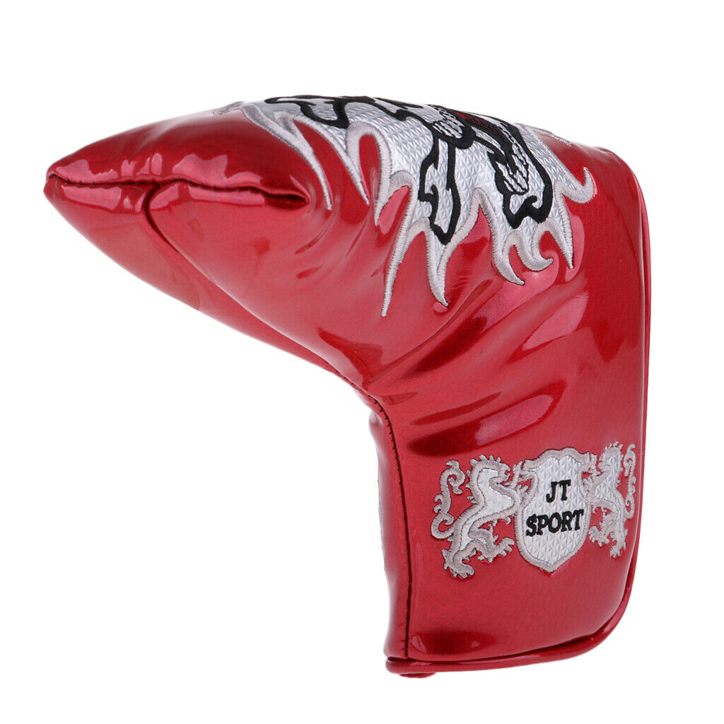 Set of 2 Golf Putter Head Covers, Golf Club Putter Protector Covers, Golf Mallet
