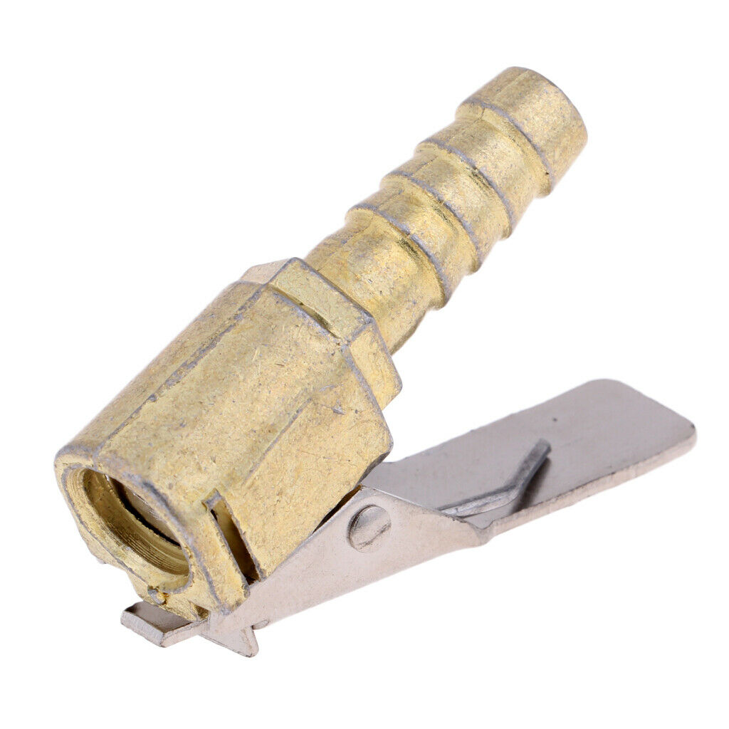 Tyre Valve Air Pump Chuck Clip Inflator Connector Head Adapter Valve 8mm