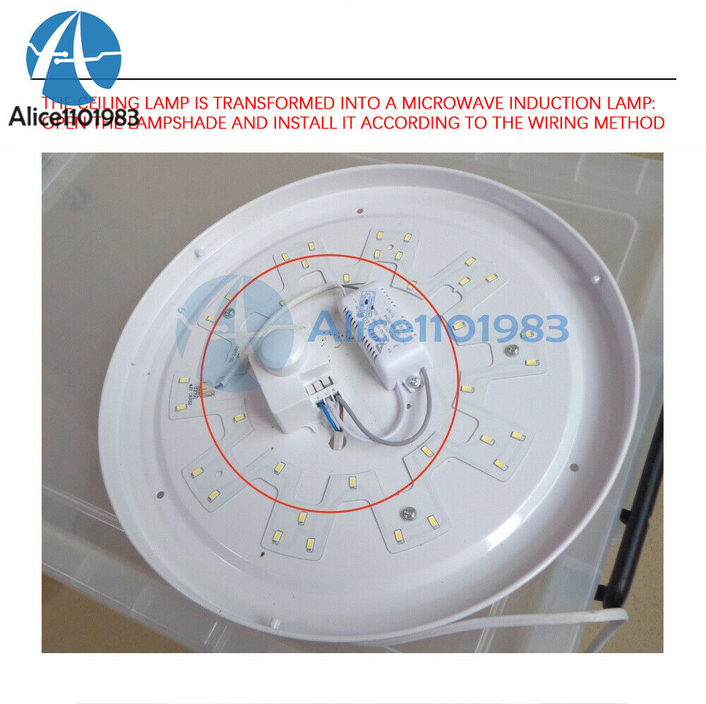 220V 5.8GHz Microwave Movement Motion Detector Sensor Switch For Light Hottest C