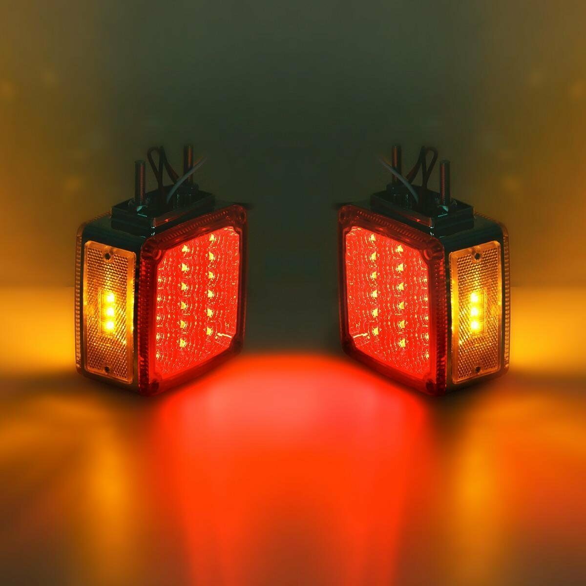 Dual Faced Super Bright Truck SUV 39 LED Tail Brake Turn Signal Light Waterproof