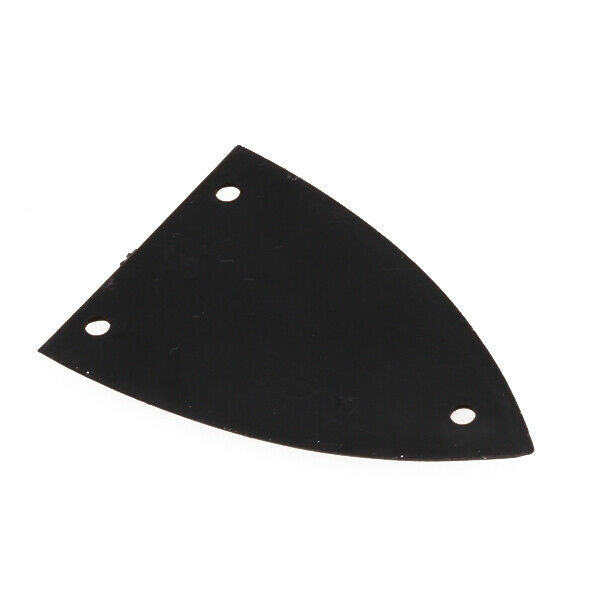 Black ABS  Rod Cover 3 Holes for Replacement of Guitar Parts