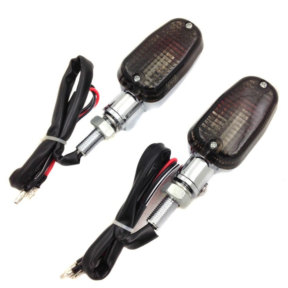10mm Screw Turn Signals Blinker Smoke Aluminum Blinker Light for universal bike