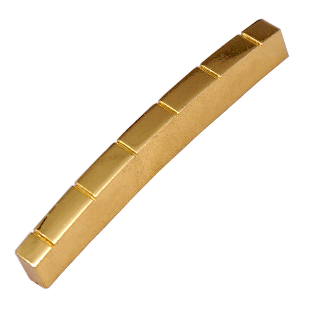 Electric Guitar Slotted Nut Arc 42mm Stringed Instrument Part, Golden