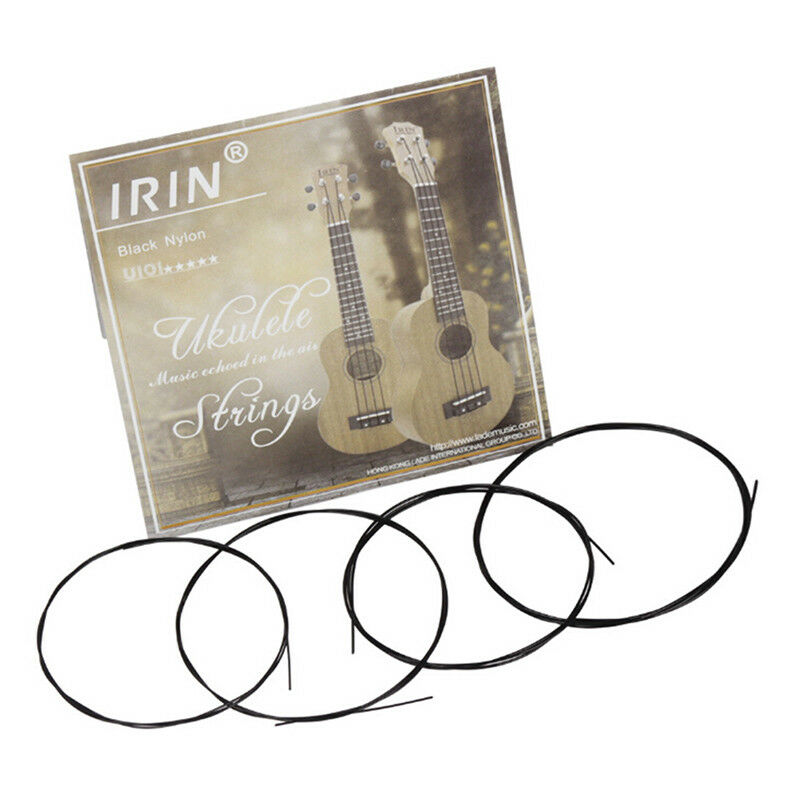 4pcs U101 ukulele strings nylon ukulele replacement strings nylon black stri XC
