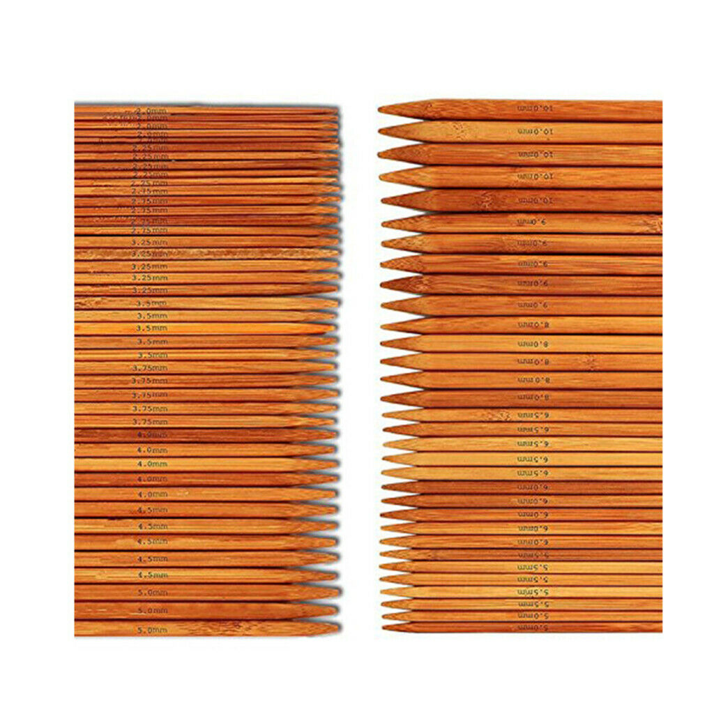 Double Point Bamboo Knitting Needles Stitches 5 Needles/Size 7.9inch Length