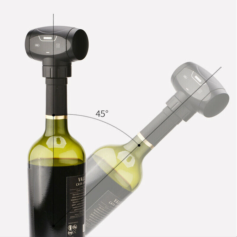 Electric Wine Stoppers Automatic Vacuum Wine Bottle Saver Sealer with Indicator