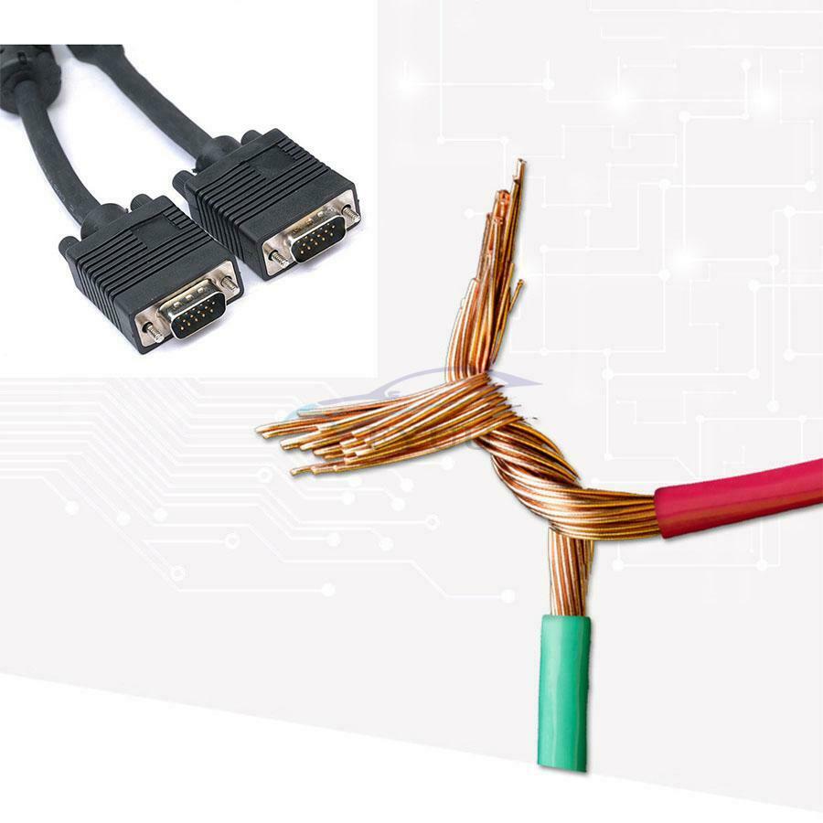 1 × 5M Coax High Resolution Monitor VGA Cable Connector  For ViewSonic PJD5234