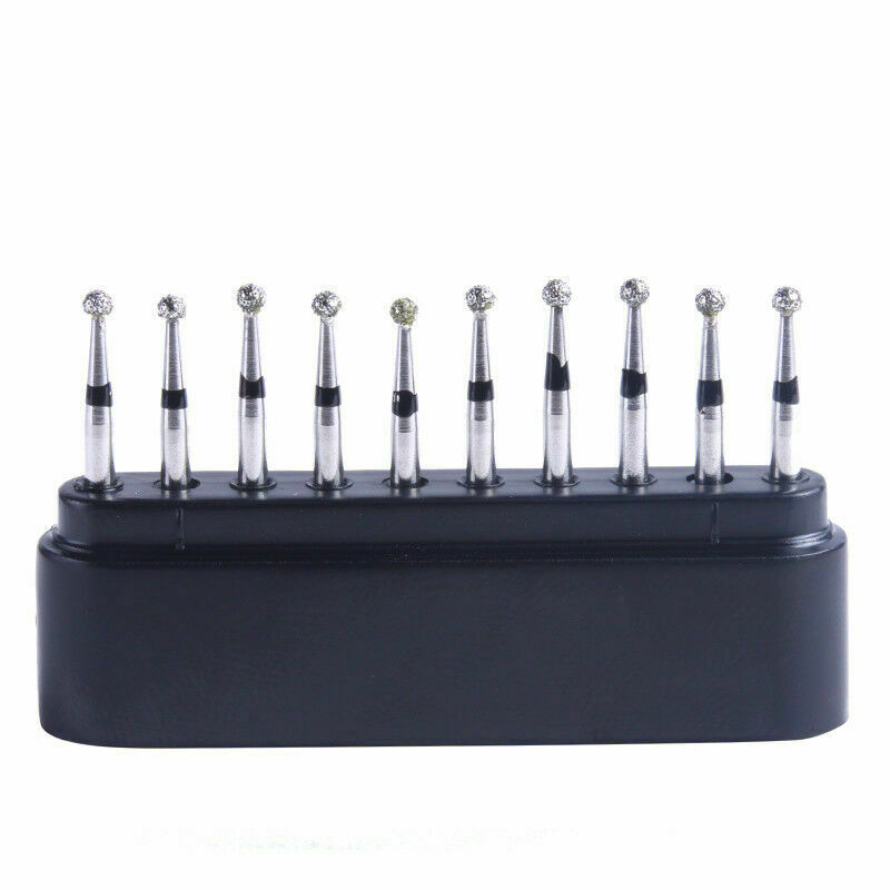 20Box Dental Diamond Burs Super Coarse BR-40S Ball Shape FG Turbine Handpiece US