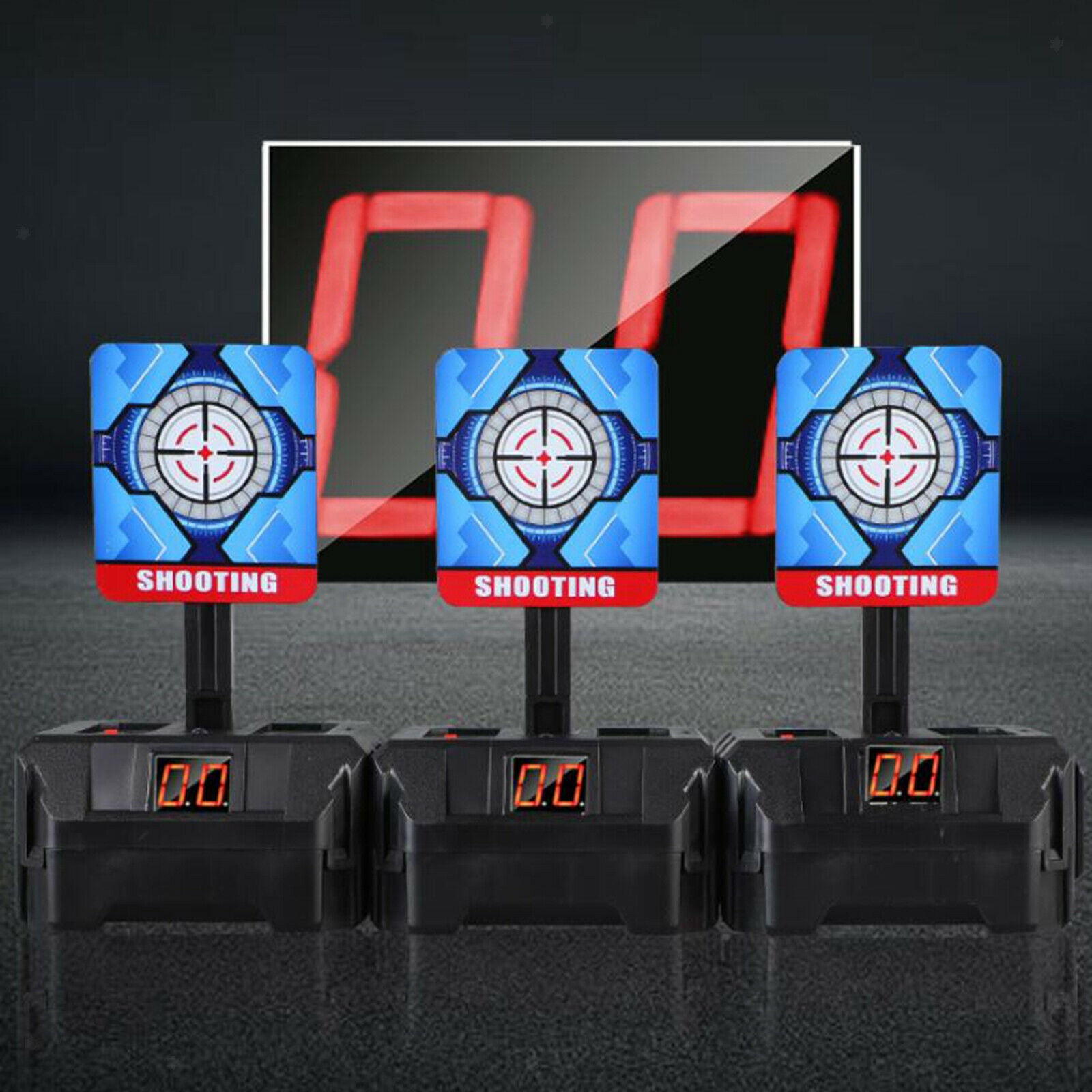 Auto Electric Shooting Scoring Target with Light Sound Effect Outdoor Games