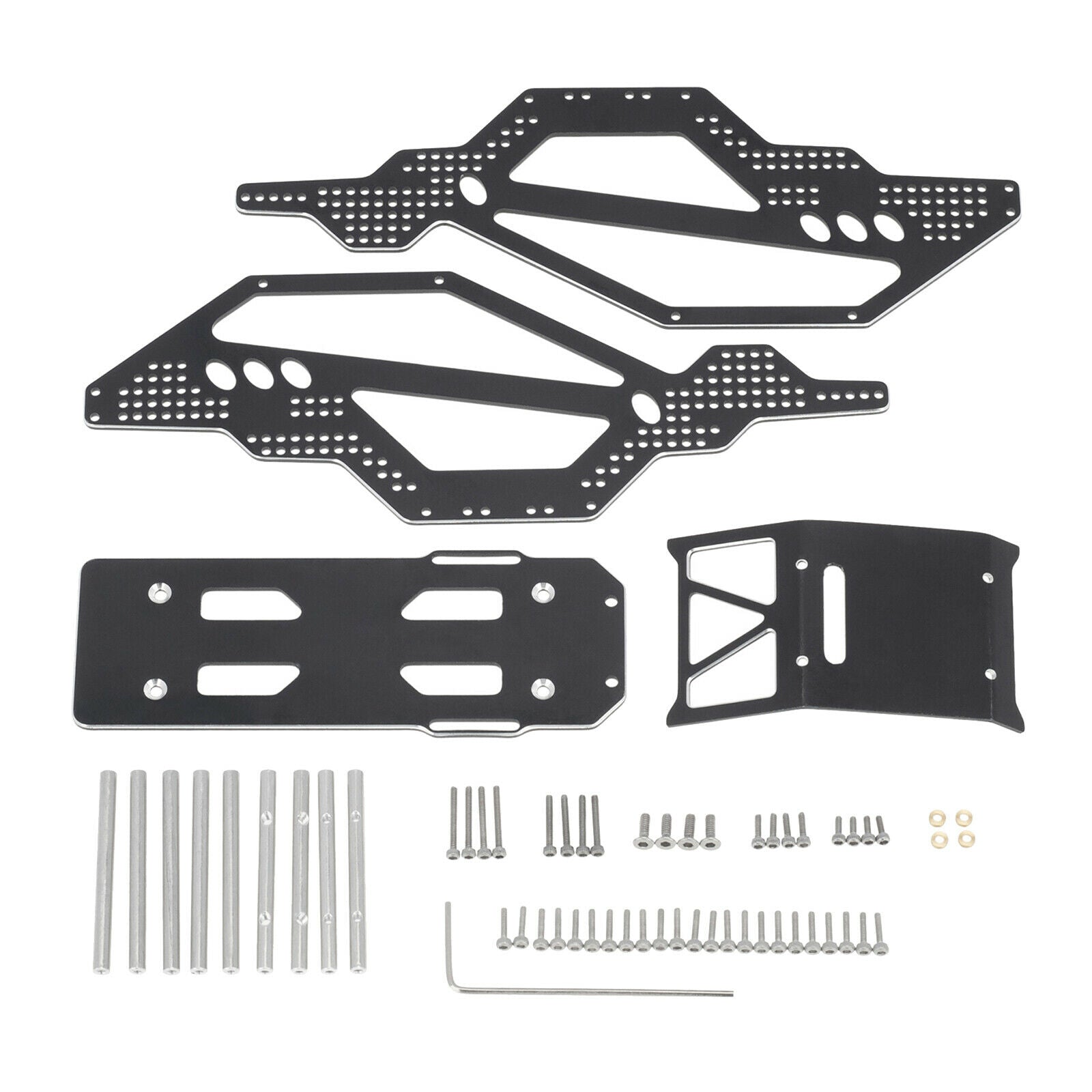 Aluminum Alloy RC Car Chassis Frame Body Kit for Axial SCX24 1:24 RC Crawler