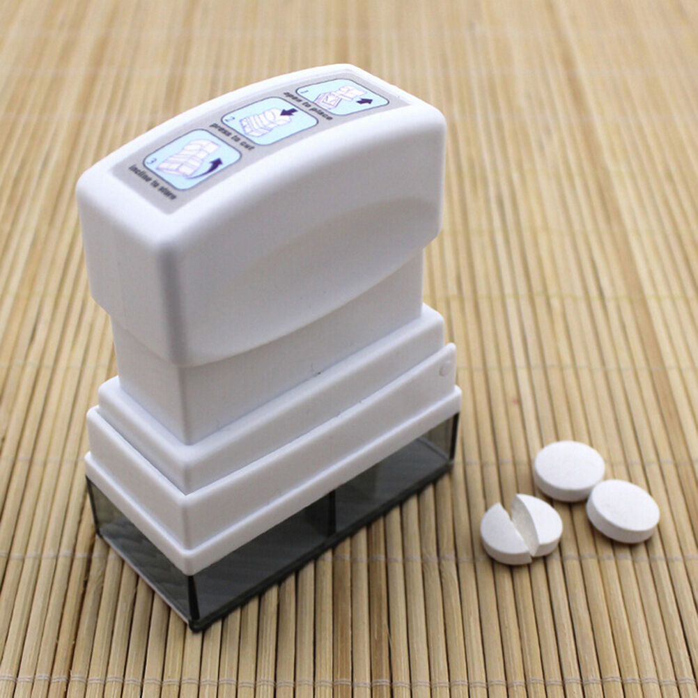 1X Tablet Pill Medicine Crusher Grinder Grind Splitter Cutter  Organize B.l8