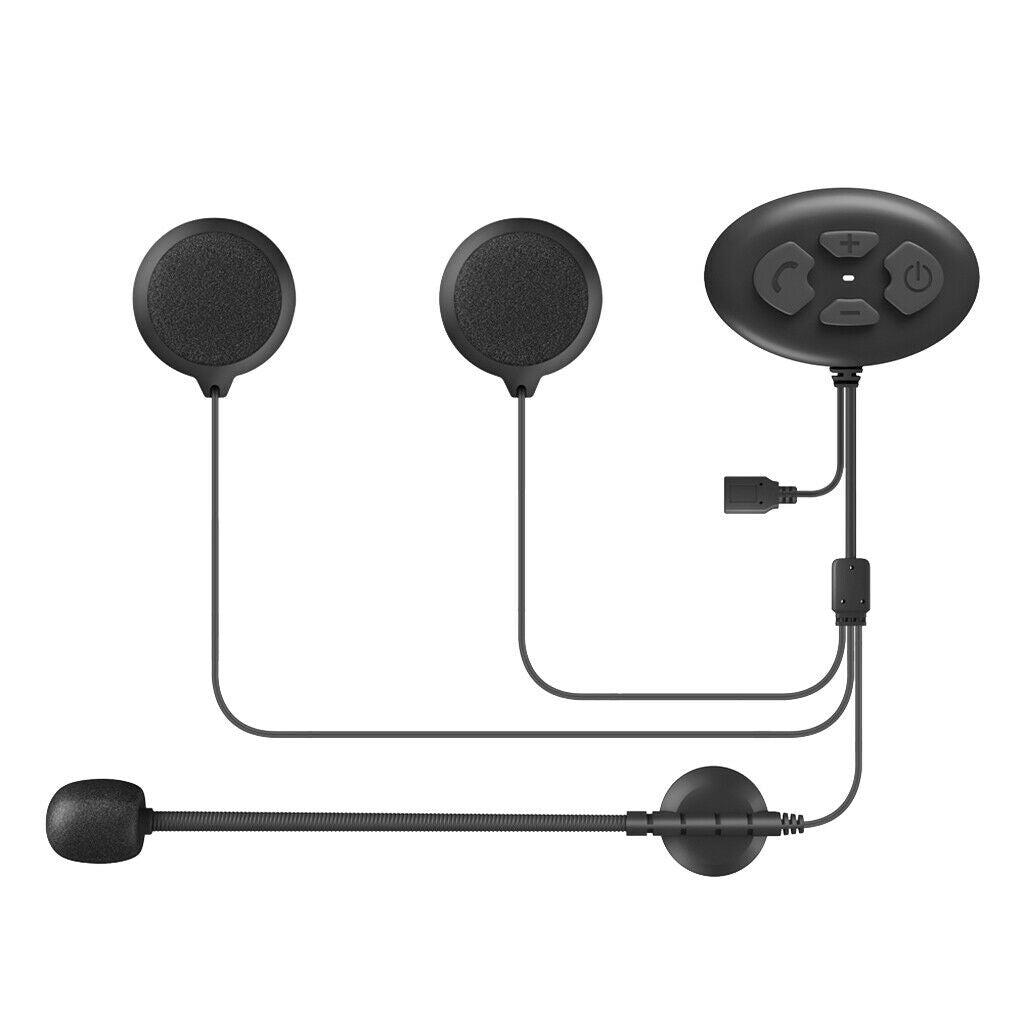 DK12 Motorcycle Bluetooth Helmet Intercom Headset Speaker For Safe Driving