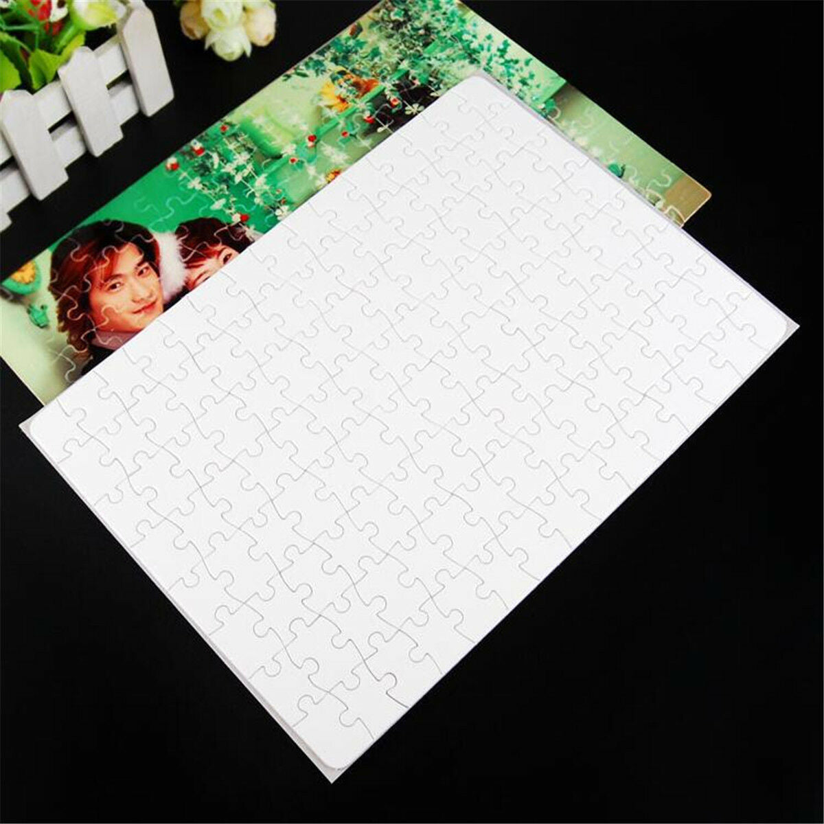 3PCS A5 DIY Blank Dye Sublimation Printable Jigsaw Puzzle For Heat Press Machine