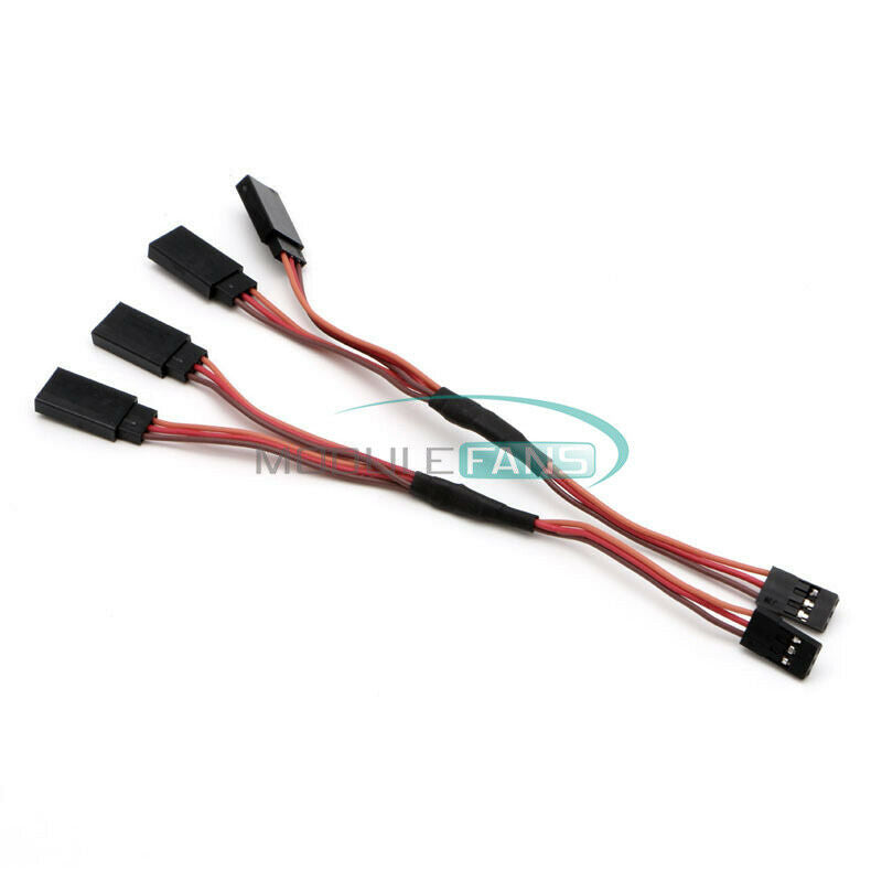 10PCS Servo RC Y Style Male to Female Extension Lead Cable 150mm JR Wire Cord