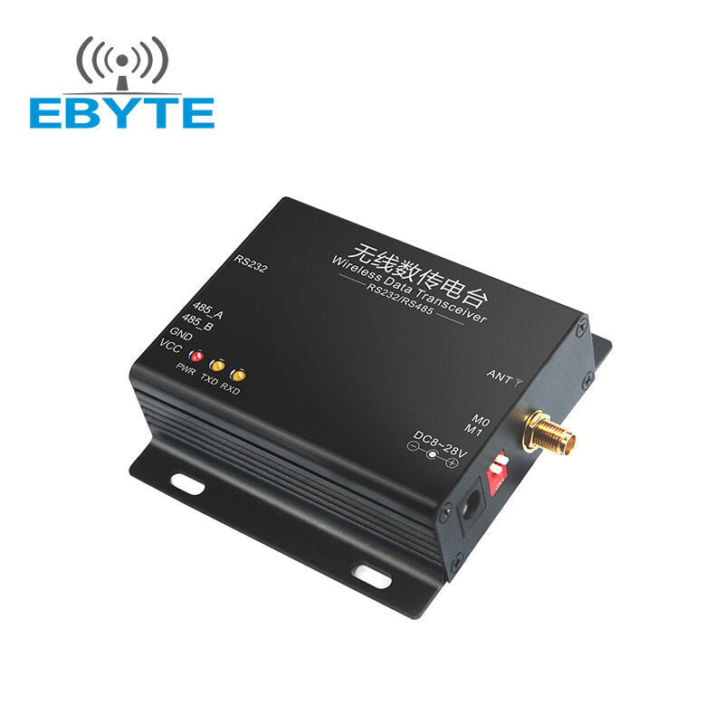 Industrial DTU 433MHz 3KM RS232 RS485 433M UART Full Duplex Wireless Transceiver