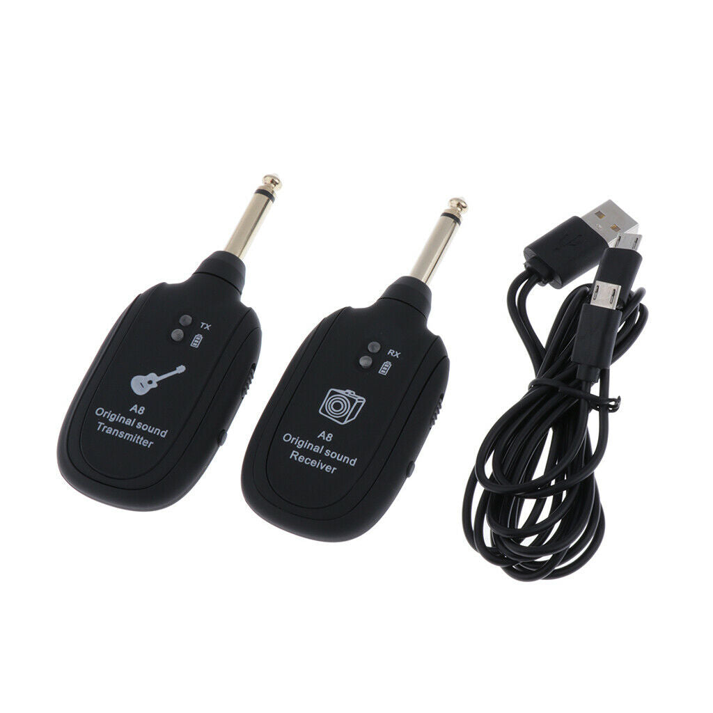 Wireless Audio Transmitter for Electric Guitar, Guitar System Set Transmitter