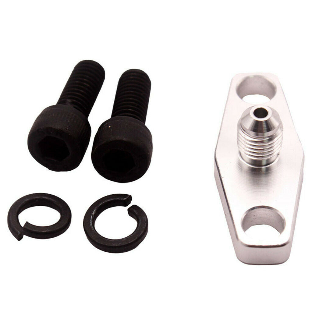 AN3 T3 T4 T04B T04E Turbo Restricted Oil Feed Flange Adaptor Seal Billet
